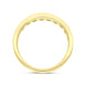 18ct Yellow Gold 0.75ct Diamond Ten Stone Channel Set Eternity Ring