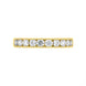 18ct Yellow Gold 0.75ct Diamond Ten Stone Channel Set Eternity Ring