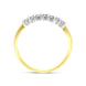 18ct Yellow Gold 0.17ct Diamond Half Eternity Ring