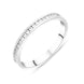18ct White Gold 0.14ct Diamond Channel Set Half Eternity Ring, FEU-2644