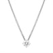 18ct White Gold 0.40ct Diamond Round Brilliant Cut Solitaire Slider Pendant, FEU-2666.