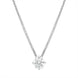 18ct White Gold 0.50ct Diamond Round Brilliant Cut Solitaire Slider Pendant, FEU-2667.