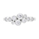 18ct White Gold 0.51ct Diamond Cluster Bubble Ring