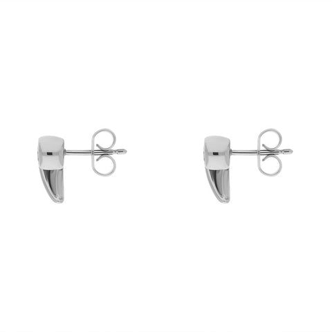 18ct White Gold 0.56ct Diamond Swirl Stud Earrings, STC-068. _2