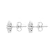 18ct White Gold 0.68ct Diamond Star Cluster Earrings