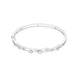 18ct White Gold 0.78ct Diamond Bubble Bangle