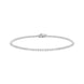 18ct White Gold 0.86ct Diamond Line Bracelet FEU-2721
