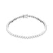 18ct White Gold 1.07ct Diamond Rub Over Set Line Bracelet FEU-2722