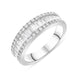 18ct White Gold 1.44ct Diamond Baguette Round Brilliant Cut Eternity Ring, FEU-2537