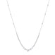 18ct White Gold 2.33ct Diamond Graduated Collar Necklace FEU-2788