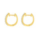 18ct Yellow Gold 0.21ct Diamond Hoop Earrings