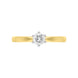 18ct Yellow Gold 0.33ct Diamond Round Brilliant Cut Solitaire Ring