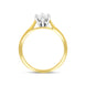 18ct Yellow Gold 0.33ct Diamond Round Brilliant Cut Solitaire Ring
