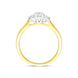 18ct Yellow Gold 0.35ct Diamond Three Stone Ring