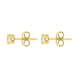 18ct Yellow Gold 0.40ct Diamond Solitaire Stud Earrings