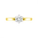 18ct Yellow Gold 0.50ct Diamond Round Brilliant Cut Solitaire Ring