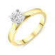 18ct Yellow Gold 0.70ct Diamond Round Brilliant Cut Solitaire Ring FEU-2393
