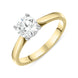 18ct Yellow Gold 1.00ct Diamond Round Brilliant Cut Solitaire Ring, FEU-1682