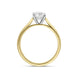 18ct Yellow Gold 1.00ct Diamond Round Brilliant Cut Solitaire Ring, FEU-1682_3