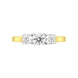 18ct Yellow Gold 1.02ct Diamond Three Stone Ring