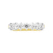 18ct White Gold 1.12ct Diamond Seven Stone Half Eternity Ring
