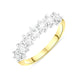 18ct White Gold 1.12ct Diamond Seven Stone Half Eternity Ring FEU-2306