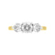 18ct Yellow Gold 1.50ct Diamond Three Stone Ring
