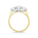 18ct Yellow Gold 1.50ct Diamond Three Stone Ring