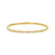 18ct Yellow Gold 2.00ct Diamond Line Bracelet FEU-2840