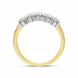 18ct Yellow Gold Diamond Five Stone Half Eternity Ring, FEU-2236._2