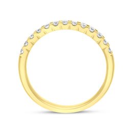 18ct Yellow Gold Diamond Half Eternity Ring
