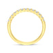18ct Yellow Gold Diamond Half Eternity Ring