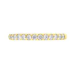 18ct Yellow Gold Diamond Half Eternity Ring
