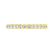 18ct Yellow Gold Diamond Half Eternity Ring
