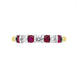 18ct Yellow Gold Ruby Diamond Seven Stone Bar Set Ring FEU-1478_2