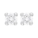 18ct White Gold 0.10ct Diamond Brilliant Cut Diamond Stud Earrings