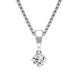 18ct White Gold 0.30ct Diamond Brilliant Cut Solitaire Necklace