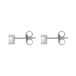 18ct White Gold 0.50ct Diamond Claw Set Solitaire Stud Earrings