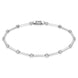 18ct White Gold 0.61ct Diamond Tennis Bracelet. B1076.