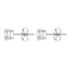 18ct White Gold 0.70ct Diamond Solitaire Brilliant Cut Stud Earrings, FEU-085_2