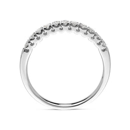 18ct White Gold Diamond Eleven Stone Half Eternity Ring, FEU-1686._3