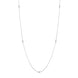 18ct White Gold Diamond Long Necklet N1023