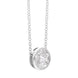 18ct White Gold Diamond Princess and Marquise Cut Round Cluster Necklace, FEU-2522_2