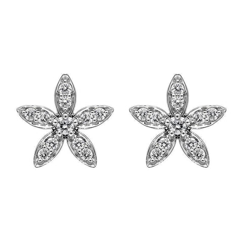 18ct White Gold Diamond Two Piece Gift Set, S146 earrings