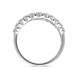 18ct White Gold Diamond Two Row Half Eternity Ring, FEU-2493_3