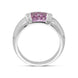 18ct White Gold Pink Sapphire Diamond Ring, ROO404171_2