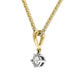 18ct White and Yellow Gold Diamond Solitaire Pendant, FEU-2394._2