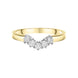 18ct Yellow Gold Diamond Five Stone V Set Eternity Ring, FEU-2535._2