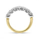 18ct Yellow Gold Diamond Seven Stone Half Eternity Ring, FEU-2399_3