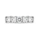 18ct Yellow gold Diamond Five Stone Bar Set Half Eternity Ring, FEU-2561_2